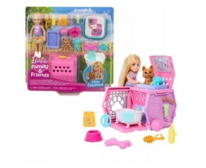Papusa Barbie Family & Friends, Mattel, Club Chelsea, Catel, 15cm