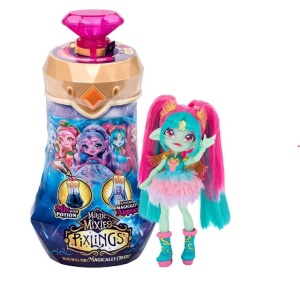Papusa Magic Mixies Pixlings, Teal, Flicka Dragon
