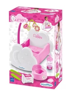 Patut Ecoiffier Balansoar pentru Papusi cu Carusel
