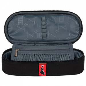 Penar Borseta Rigid, cu 1 Compartiment si Clapeta Interioara, Colectia St.Right - K-Pop Chain PC01 23x9,5x6cm - Img 2