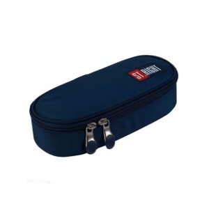 Penar Borseta Rigid, St.Majewski cu 1 Compartiment, Clapeta Interioara, Colectia St.Right - St.Navy Blue PC01 23x9,5x6cm - Img 1