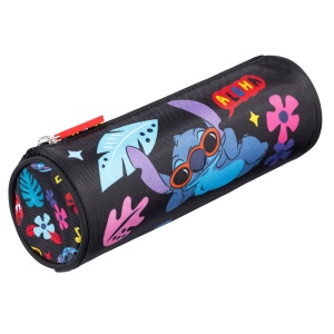 Penar Borseta, St.Majewski cu 1 Fermoar, Stitch Black Aloha, PU01, 21x7.5cm - Img 2