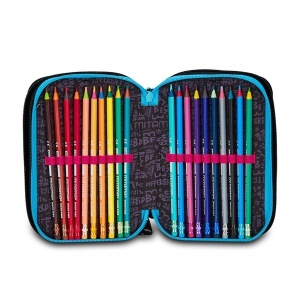 Penar cu 3 Fermoare Echipat, Mitama SuperTriplo, 50 Piese,City Love, 20x14.5x7.4cm - Img 4