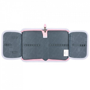 Penar Rigid cu 1 Fermoar si 2 Extensii, St. Majewski, Neechipat, Colectia St.Right - Grey Panda PC03, 20.5x14x3.5cm - Img 2