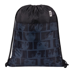 Sac Sport, Colectia St Right - Black Anime SO01 43x34cm
