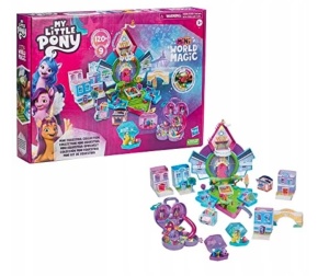 Set creativ My Little Pony, Mini Equestria, 9 figurine, 120 accesorii, +5Ani