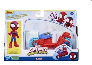 Set motocicleta si figurina Marvel Spidey and his Amazing Friends - Spidey, 10 cm - Img 2
