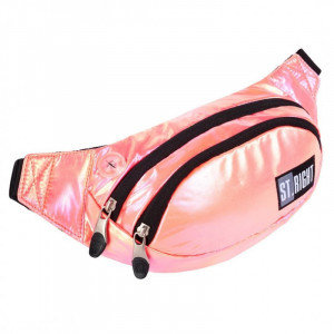 Borseta Brau Rigida, 2 Compartimente, St.Majewski, Impermeabila, Reglabil Intre 86 - 128 cm, St.Majewski, Colectia St.Right - CORAL HOLO WB02, 30x14.5x7cm - Img 2