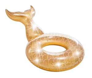 Colac Intex Glitter Mermaid, Coada Sirena, 56258, 147x107cm