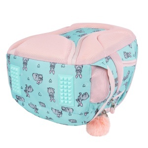 Ghiozdan Prescolari, St.Right, 3 Compartimente, Impermeabil, Grey Rabbits BP26, 39x27x17cm - Img 4