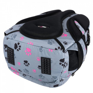 Ghiozdan Scolar 4 Compartimente, St.Majewski, Ergonomic, Impermeabil, Colectia St.Right - Paws BP01, 43x32x21cm - Img 4