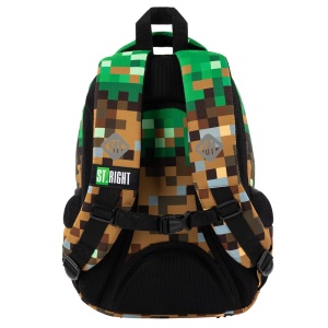 Ghiozdan Scolar Copii St.Right BP26 Game Zone, 3 Compartimente, Ergonomic, 20L, 39x27x17 cm - Img 2