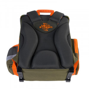 Ghiozdan Scolar Ergonomic St.Majewski - Gama Premium, Military, Ventilatie Venti Stream, Rigid, Impermeabil, Elemente Reflectorizante, 35.5x27.5x16cm, - Img 5