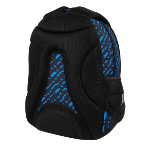 Ghiozdan Scolar St.Right BP06 - Cosmic Soccer, 4 Compartimente, Ergonomic, 42x31x22cm - Img 4