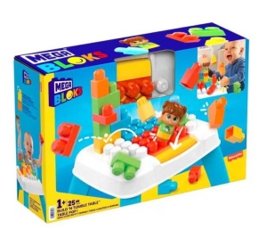 Joc de constructie, Mega Bloks, 1 an plus, 25 piese