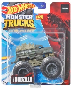 Masinuta Hot Wheels, Monster Truck, 1:64, Godzilla