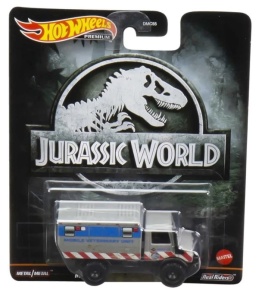 Masinuta Hot Wheels Premium, Jurassic World, Mercedes-Benz Unimog U 1300L, HCP08, 1:64 - Img 2