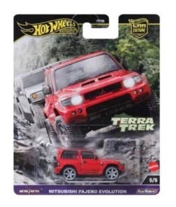 Masinuta metalica Hot Wheels Premium, Terra Trek Mitsubishi Pajero Evolution