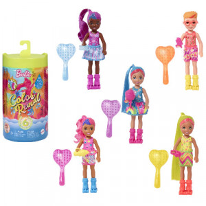 Papusa Barbie Color Reveal - Chelsea Neon Tie Dye - Img 4