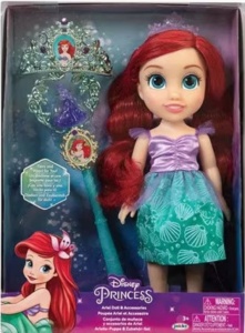 Papusa Disney Princess, Jakks, Ariel cu accesorii
