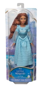 Papusa Mattel, The Little Mermaid, Mica sirena Ariel on Land, 30 cm