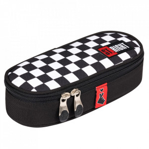 Penar Borseta Rigid, cu 1 Compartiment si Clapeta Interioara, Colectia St.Right - K-Pop Chain PC01 23x9,5x6cm