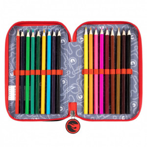 Penar cu 3 Fermoare, Echipat, St.Majewski, Hot Wheels PC05, 19x13x7cm - Img 5