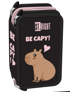 Penar Echipat cu 3 Fermoare, St.Right PC05 Be Capy, 19x13x7cm