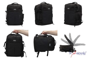 Rucsac de Calatorie, St.Right CB01 - St.Black Vintage, Extensibil, 40x30x20cm - Img 5