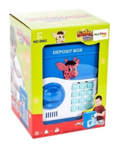 Seif pentru Copii, interactiv, MalPlay Albastru - Img 1