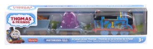 Trenulet Motorizat, Thomas & Friends, Crystal Caves, cu 2 vagoane 3+ani