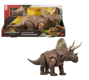 Figurina Jurassic World Chaos Rebirth - Dinozaur Eotriceratops 35cm, 4+