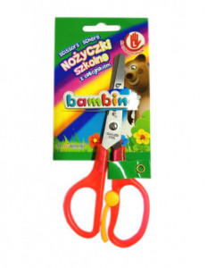 Foarfeca Scolara Bambino, cu Opritor, pentru Stangaci - Img 2