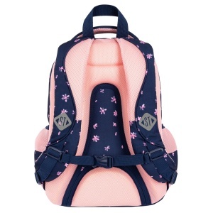 Ghiozdan Scolar Copii St.Right, BP58 Pink Ballerina, 4 Compartimente, Ergonomic, 22L, 40x28x18cm - Img 3
