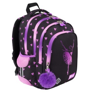 Ghiozdan Scolar cu 4 Compartimente, Impermeabil, St.Right - Ballerina BP58, 40x28x18cm - Img 2
