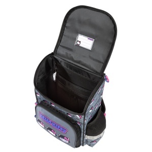Ghiozdan Scolar Rigid St.Majewski - Hello Kitty Grey, Ergonomic, Ventilatie - Img 4