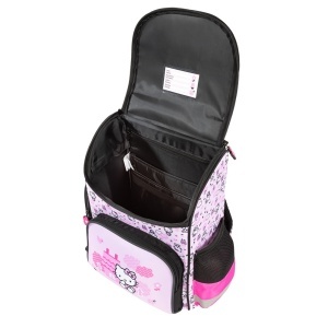 Ghiozdan Scolar Rigid St.Majewski - Hello Kitty Pink, Ergonomic, Ventilatie - Img 3