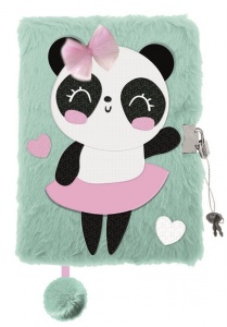 Jurnal cu Lacat, Plusat, St.Majewski, Panda Ballerina A5, 96 foi Dictando