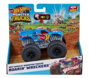 Masinuta cu Sunete Monster Trucks Hot Wheels, Race Ace