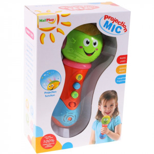 Microfon pentru copii cu Proiector, Maplay 101660