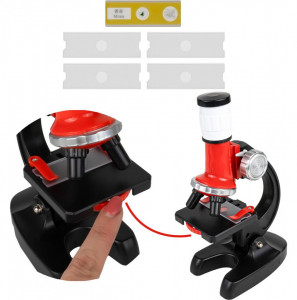 Microscop de jucarie cu accesorii, 10 elemente, MalPlay - Img 5