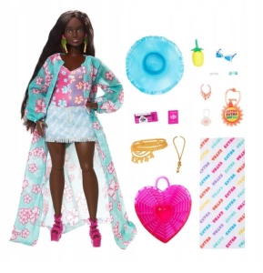 Papusa Barbie Extra Fly, Mattel, 15 Accesorii