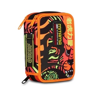 Penar cu 3 Fermoare Echipat, Mitama SuperTriplo, 50 Piese, Color Splash Boy, 20x14.5x7.4cm