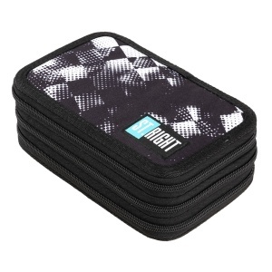 Penar Echipat cu 3 Fermoare, St.Right PC05 Race Check, 19x13x7cm