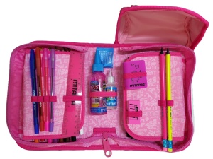 Penar Echipat Upside, Mitama, cu 1 Fermoar si 2 Extensii, 43 Piese, Candy Boom, 23.5x14x8.5cm - Img 3