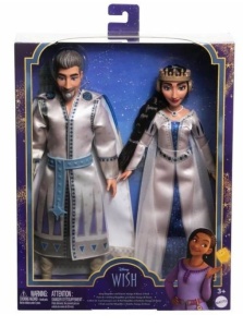 Set 2 Papusi Mattel, Wish Queen Amaya King Magnifico, 30cm, +3 ani