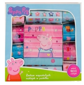 Set Autocolante cu stickere, 1800pcs Peppa Pig