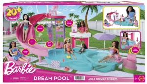 Set de joaca Barbie - Piscina de vis cu accesorii JFP01