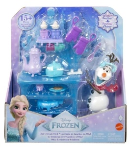 Figurina Disney Frozen Olaf's Treats Sled, 15 piese, 3+ani