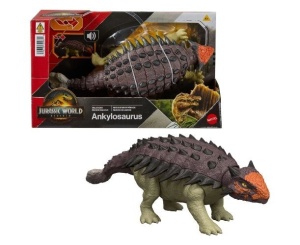 Figurina Jurassic World, Mattel, Rebirth - Dinozaur Ankylosaurus